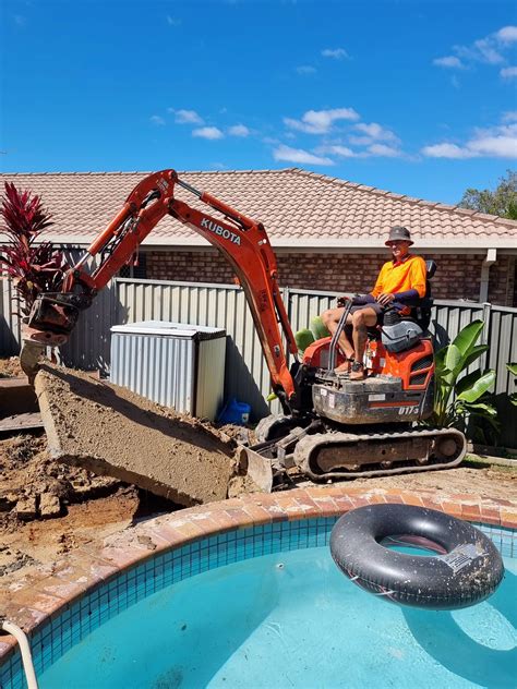 mini excavations gold coast|tight access excavations gold coast.